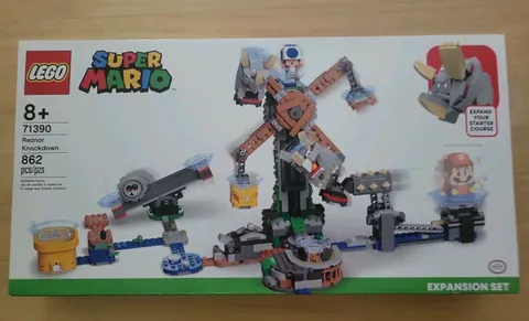 NEW LEGO Super Mario: Reznor Knockdown Expansion Set (71390)-SEALED