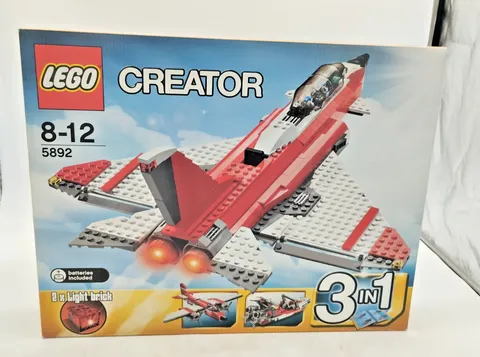 LEGO 5892 Sonic Boom Creator 3 in 1 MISB New Sealed Airplane Jet Boat