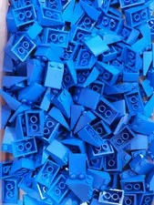 Lego 3298 Blue Qty 208 NEW Slope 33 3 x 2
