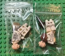 LEGO Star Wars Luke Skywalker & Han Solo Stormtrooper Minifigures NEW 75419