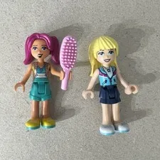 Lego Friends Minifigure Camilla frnd525 Stephanie frnd256a Art Mobile Fashion
