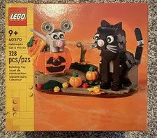 LEGO Iconic Halloween Cat & Mouse 40570 New Sealed Retired