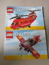 Lego Building Instructions Creator 31003 Helicopter and Plane