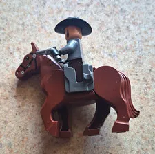 LEGO Minifigures Series 13 Sheriff Minifigure on Brown Horse Western Plastic