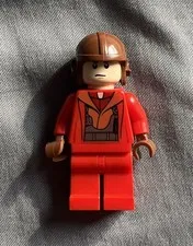 LEGO Star Wars Naboo Fighter Pilot Minifig Sw0340 Set 7877 missing goggles