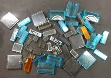 Clear Translate Lego Curved Spooky Police Wall Avengers Ice Blue Grey Orange ***