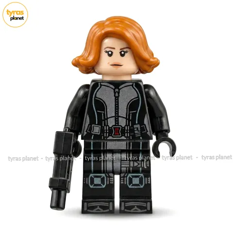 LEGO 76291 Marvel Superhero Minifigure Black Widow sh0881 w/ Gun Weapon NEW