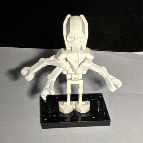 LEGO General Grievous 2005 SW0134 missing cape, lightsaber & arm, damaged arm