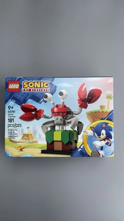 New Sealed Retired LEGO Sonic the Hedgehog 40781 Badnik: Crabmeat Set 181Pcs
