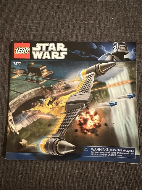 Star Wars #7877 - Naboo Star-fighter Lego - Manual Only