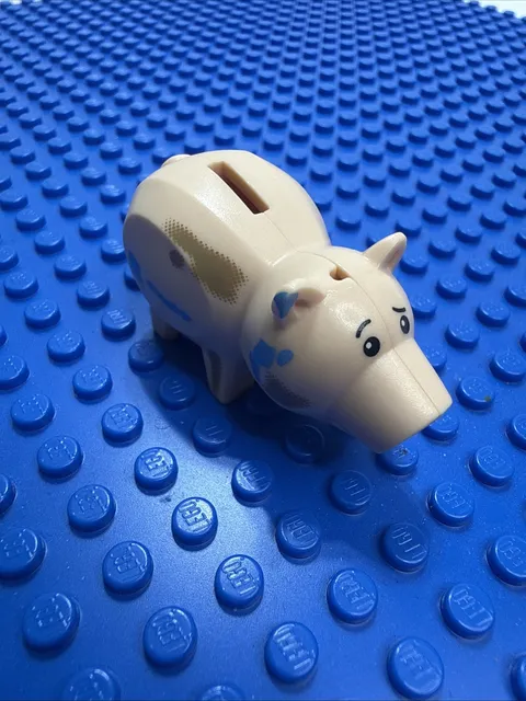 Rare Toy Story Ham Pig W/ Spots & Plug Lego Minifigure Piggy Bank