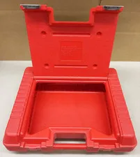 LEGO Vintage Red Storage Brief Case EUC Hard Plastic Container Clean! USA Made!