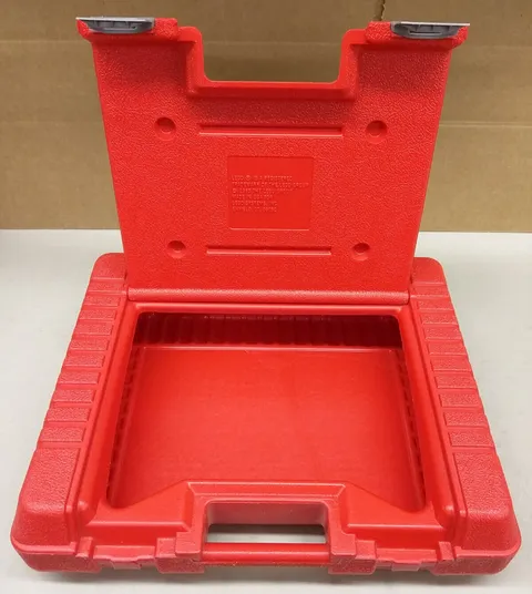 LEGO Vintage Red Storage Brief Case EUC Hard Plastic Container Clean! USA Made!