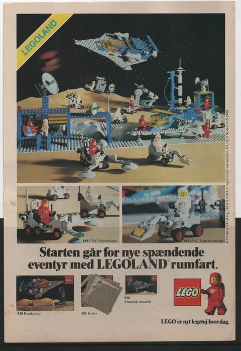 LEGO ADVERTISING INSERTS #  1-1777 # SPACE # 1980 #