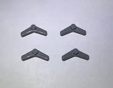 Lego Lot Of 4 Dark Gray Grey Boomerangs Boomerang New Weapon