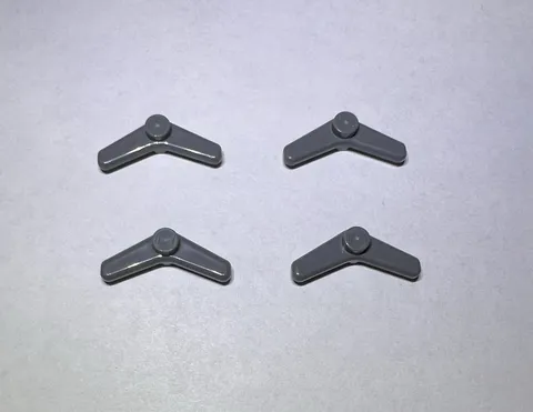Lego Lot Of 4 Dark Gray Grey Boomerangs Boomerang New Weapon