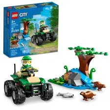 Lego City Atv And Otter Habitat, 60394 Off-Roader Quad Bike Toy Car For Kids Ag_