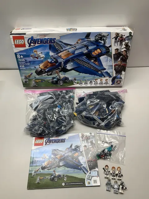 LEGO Super Heroes Avengers Ultimate Quinjet 76126 INCOMPLETE READ DESCRIPTION