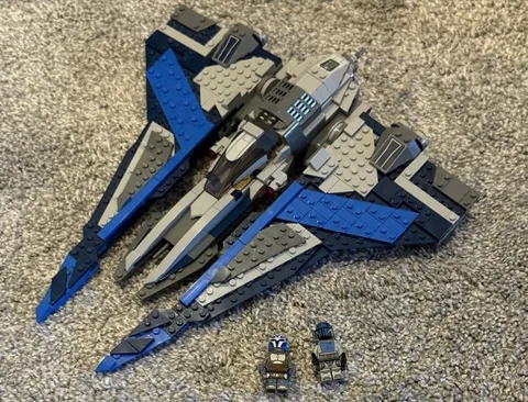 LEGO Star Wars: Mandalorian Starfighter (75316) W/ 2 Minifigures No Instructions