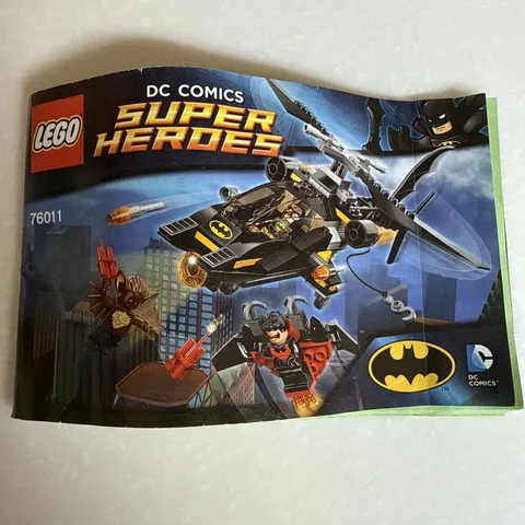 LEGO DC Super Heroes 76011 Batman Man-Bat Attack Instruction Manual Only