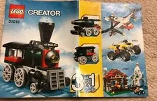 LEG0 Instructions ONLY NO Bricks Creator 31015