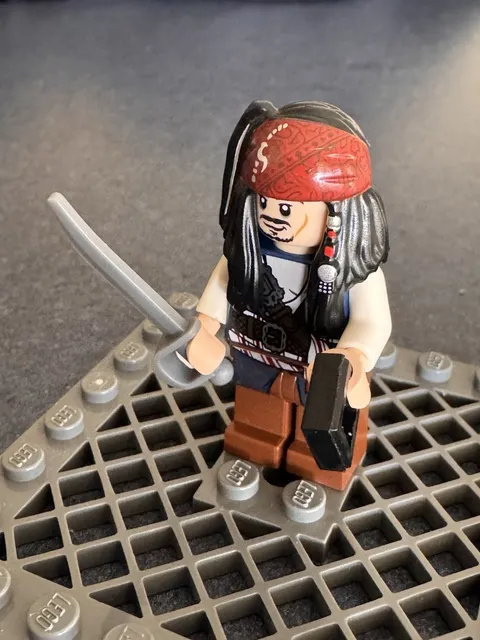 LEGO Pirates of the Caribbean - Captain Jack Sparrow poc035 Minifigure [71042]