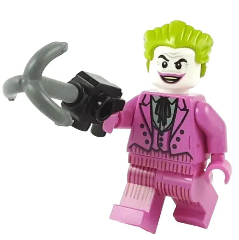 LEGO® The Joker Dark Pink Suit Minifigure™ w Hook Marvel Super Heroes sh704