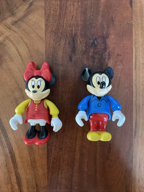 Lego 4165 Figures Minnie’s Birthday Minnie And Mickey Mouse Figures Set Of 2 EUC