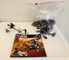 LEGO Star Wars 7869 Battle for Geonosis Incomplete w/ Instructions No Box