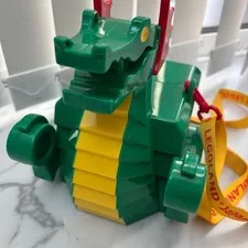 LEGO land Limited Dragon Popcorn Bucket Toy Green w/Strap from Japan