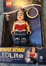 LEGO DC Comics Super Heroes - Wonder Woman LED Key Chain Light w/ Batteries NEW