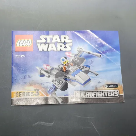 Lego 75125 Star Wars MicroFighters Series 3 X-Wing - INSTRUCTION MANUAL ONLY