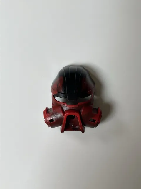 Lego Bionicle Kiril Pehkui Marbled Red Black Mask 47327pb01