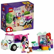 LEGO Friends "Cat Grooming Car" (#41439) Building Kit 60 pieces w/Mia & Emma 
