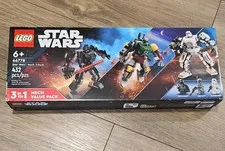 LEGO Star Wars 66718 Mech 3-Pack Darth Vader, Boba Fett, Stormtrooper NEW Box Dm