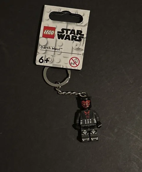 LEGO Star Wars Darth Maul Minifigure Keychain Brand New with Tag