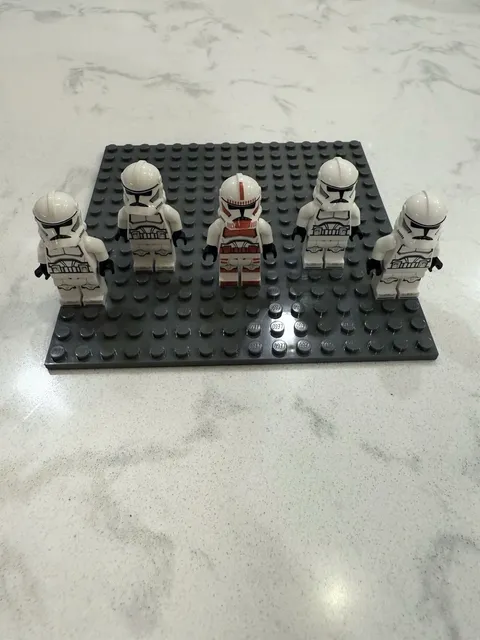 Lego Star Wars Clone Trooper Minifigure Lot of 5