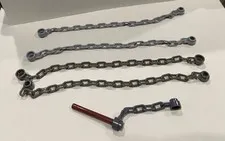 10 Lego  Chains 30104 92338 Black, Light Gray, Dark Gray