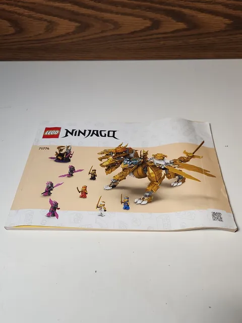 LEGO Ninjago Lloyd's Golden Ultra Dragon (71774) - INSTRUCTION MANUAL ONLY