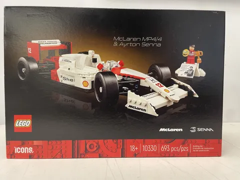 LEGO Icons McLaren MP4/4 & Ayrton Senna 10330 New Sealed Great Condition