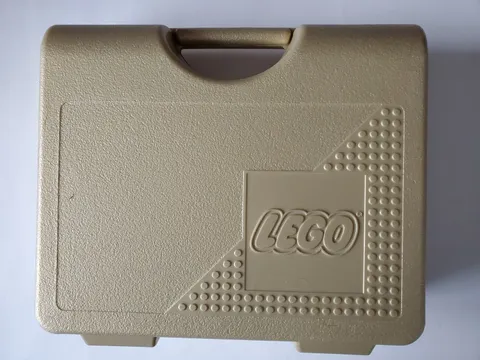 Vintage Lego 1997 Gold  Hard Plastic Storage Carrying Case