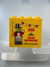 LEGO collector's brick special brick 2x4x3 yellow Legoland circus weekend 2018