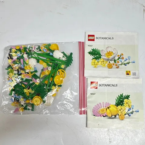LEGO Botanicals Collection Petite Sunny Bouquet Set 10347 with Manuals