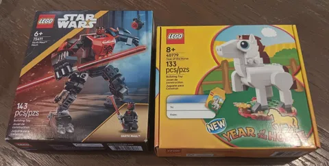 Lego Star Wars Darth Maul And Year Of The Horse Lot Toys Kids New Sealed