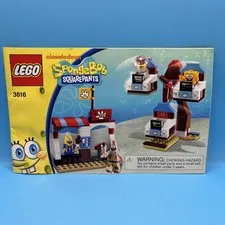 2011 Lego Nickelodeon SpongeBob SquarePants 3816 30-page Building Manual Booklet
