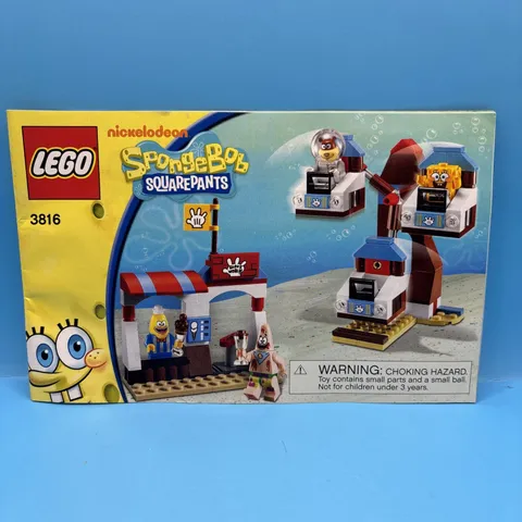 2011 Lego Nickelodeon SpongeBob SquarePants 3816 30-page Building Manual Booklet