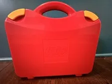 LEGO Red Travel Carrying Case Box Storage Car Rides Container Dividers