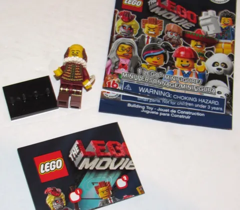 The LEGO Movie William Shakespeare Minifigure 71004 Collectible Blind Bag Figure