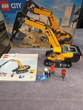 LEGO CITY: Yellow Construction Excavator (60420) Built Missing Parts