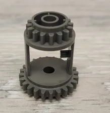 Lego 6573 Old Dark Gray Technic Gear Differential 24-16 Tooth Part Piece
